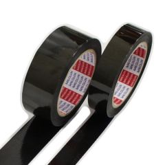 Nitto 31CA Enkelzijdige PET tape 25 mm x 66 m zwart - standaardafmeting