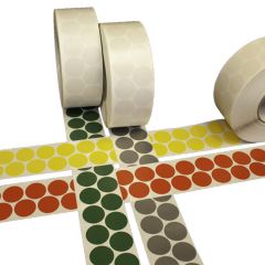 TAPIR RK721 e/k PELinnen tape, dikte 0.28mm, Ø 30mm, groen