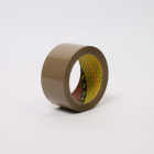 3M 375 Enkelzijdige dozensluittape bruin 50 mm x 66 m