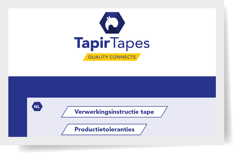 Verwerkingsinstructie tapes