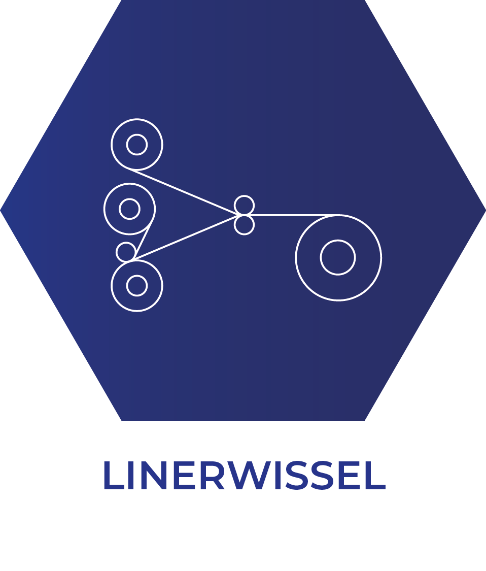 Linerwissel van tape