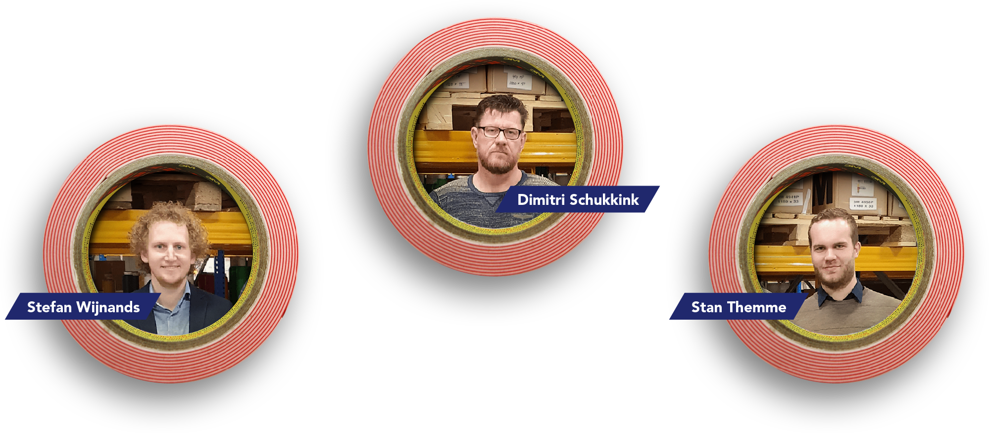Stefan Dimitri en Stan buitendienst contactpersonen